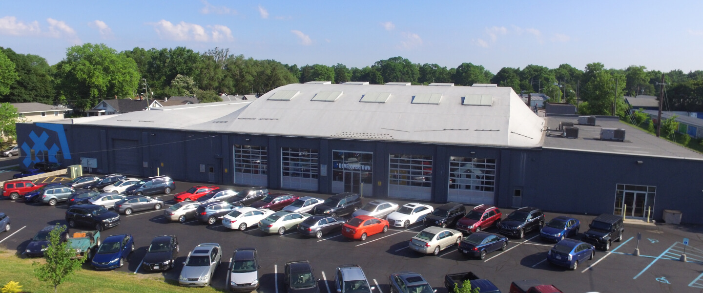 Aerial view of DeveloperTown's headquarters